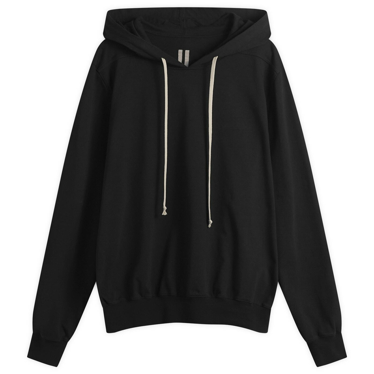 Rick Owens Men's Temple of Love Jersey Hoodie in Black