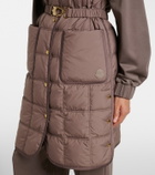 Moncler Cygnette belted quilted down vest