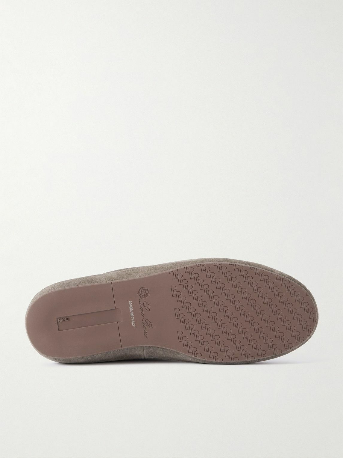 Loro Piana - Tomori Suede Mules - Gray