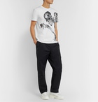 Alexander McQueen - Slim-Fit Printed Cotton-Jersey T-Shirt - White