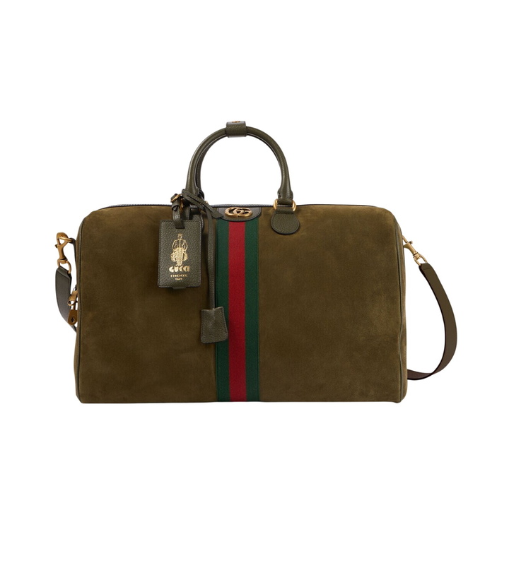 Photo: Gucci Gucci Savoy Medium suede duffel bag