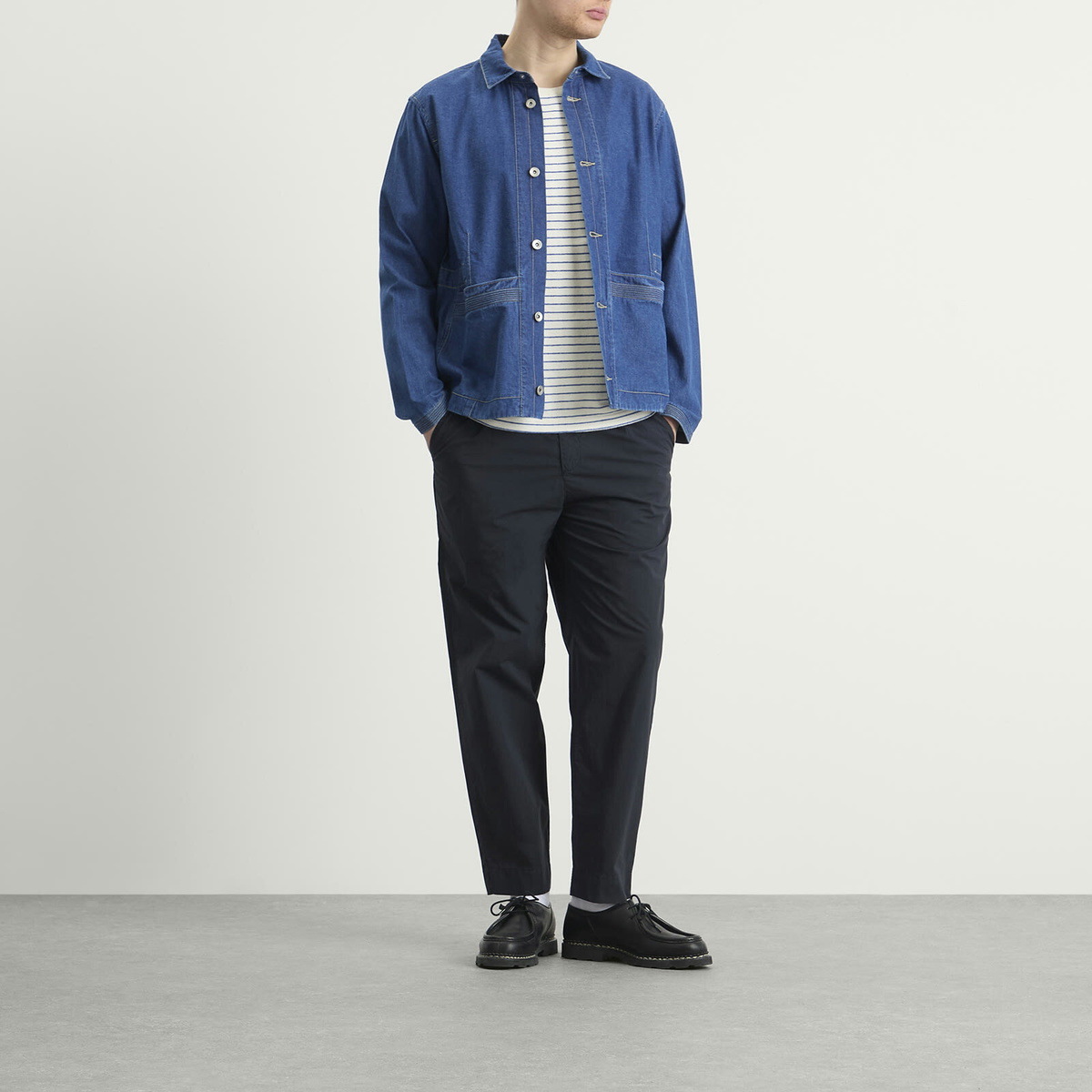 Folk Men's Anniversary Jacket in Indigo Denim