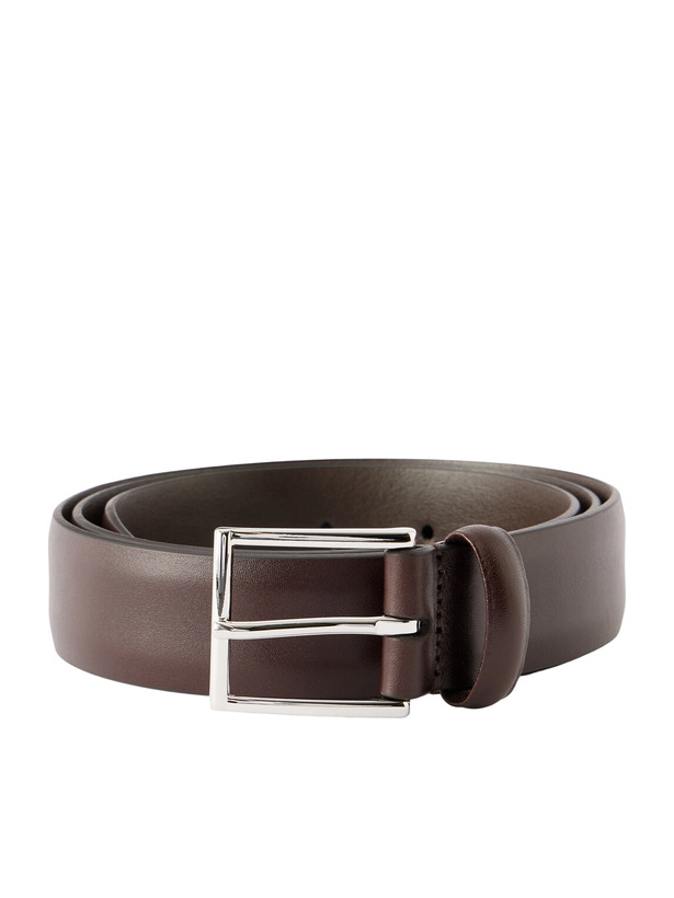 Photo: Anderson's - 4cm Calf Leather Belt - Brown