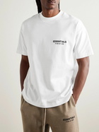 FEAR OF GOD ESSENTIALS - Logo-Appliquéd Cotton-Jersey T-Shirt - White