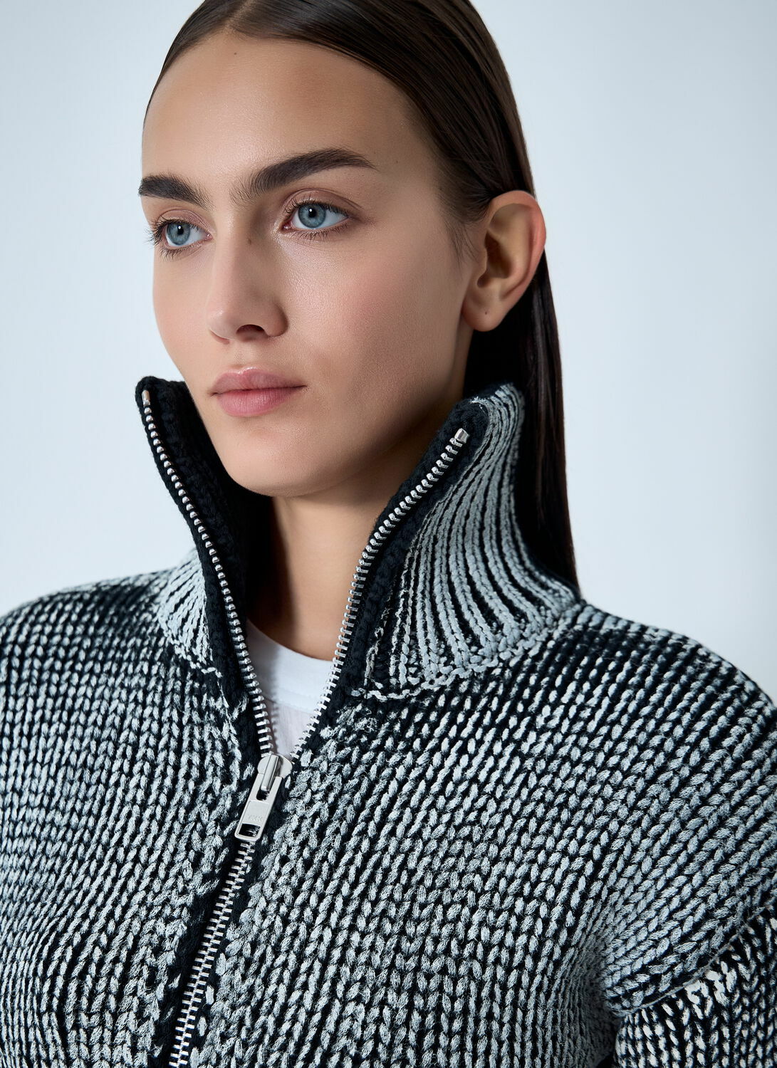VAQUERA Coated Rib Cardigan