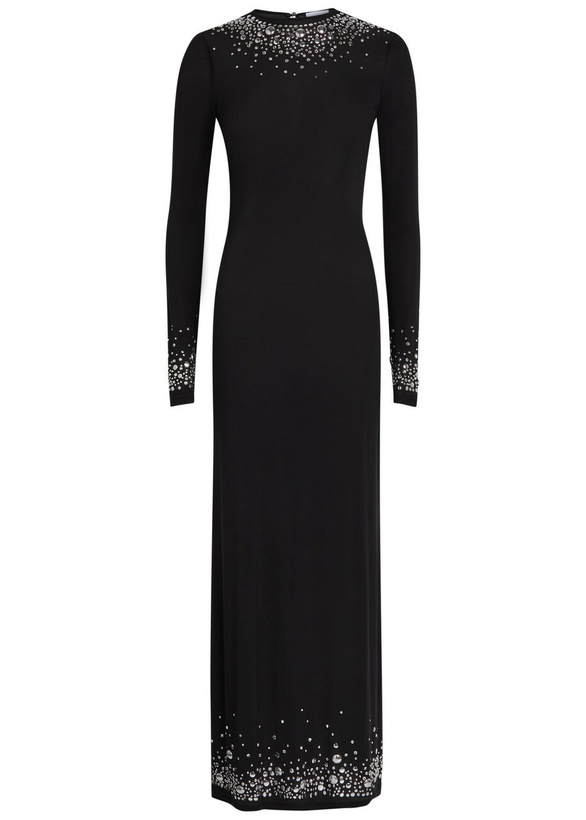 Rabanne Second Skin embellished jersey maxi dress Paco Rabanne Rabanne Second Skin embellished jersey maxi dress Paco Rabanne