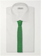 CHARVET - Knitted Silk Tie - Green