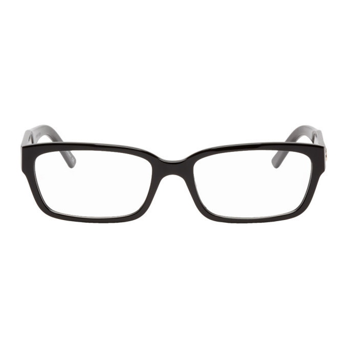 Photo: Balenciaga Black Rectangle Glasses