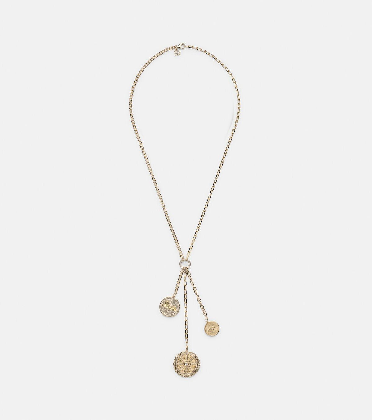 Sydney Evan 14kt gold necklace with diamonds