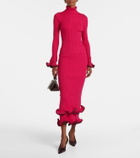Simkhai Lola ruffled turtleneck sweater