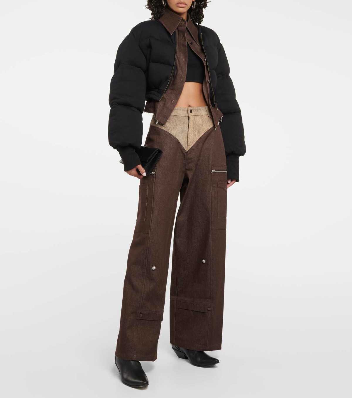 Didu Cropped cotton jacket