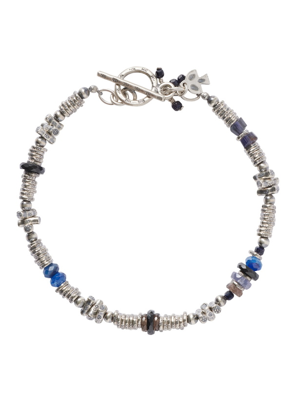Photo: Peyote Bird - Cendre Sterling Silver Multi-Stone Beaded Bracelet