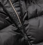 Bogner - Simon-D Suede-Trimmed Quilted Ripstop Hooded Down Ski Jacket - Black