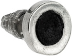Guidi Silver & Black G-OR01A Single Earring