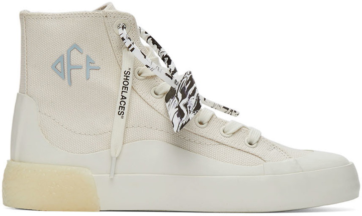 Photo: Off-White Off-White Mid-Top Vulcanized Sneakers