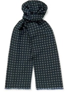 Favourbrook - Recycled Wool and Silk-Blend Jacquard Scarf