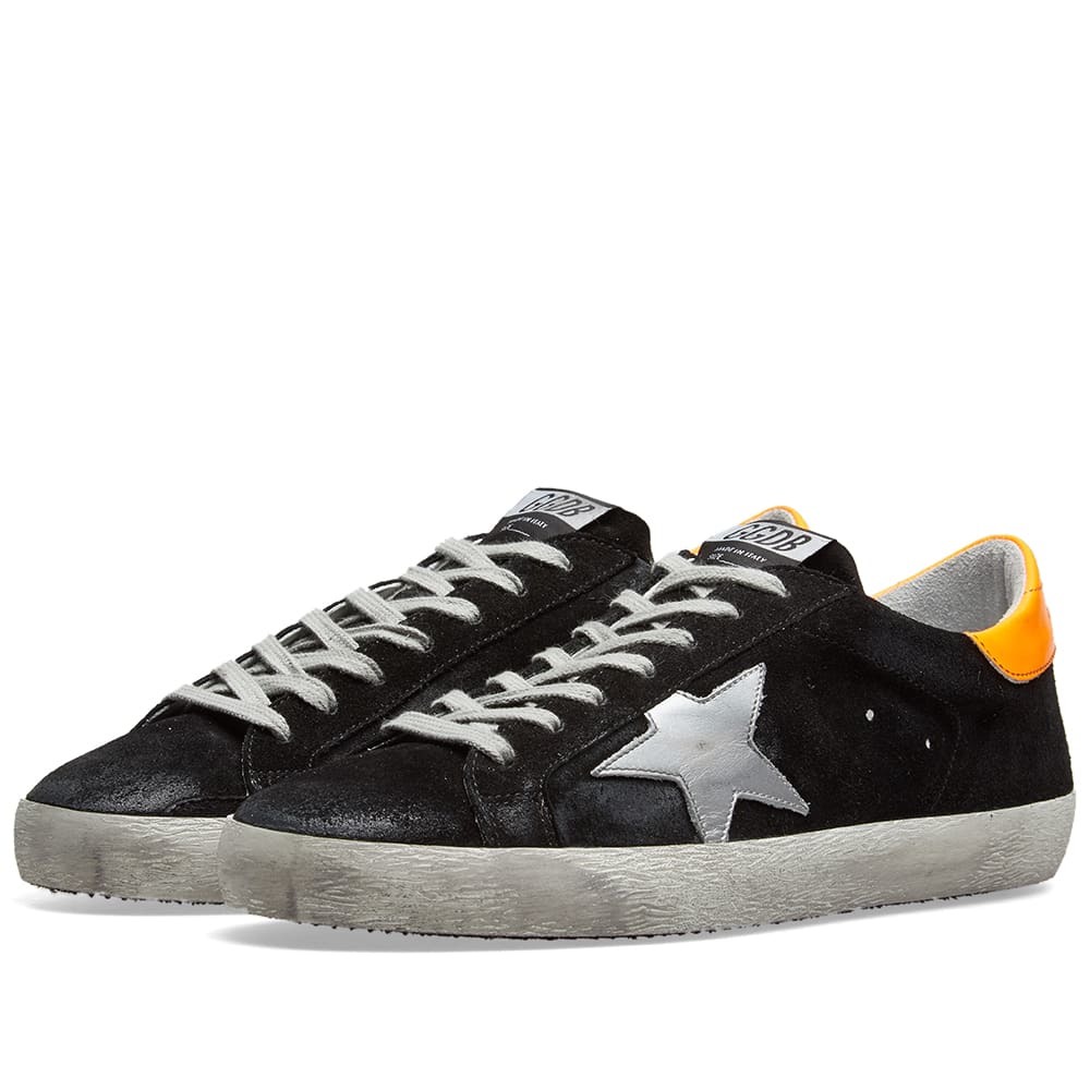 Golden Goose Deluxe Brand Superstar Nubuck Leather Sneaker Golden 