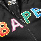 A Bathing Ape Applique Full Zip Hoody