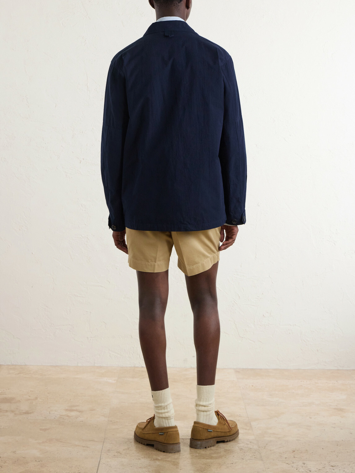 Drake's - Jungle Cotton-Ripstop Overshirt - Blue