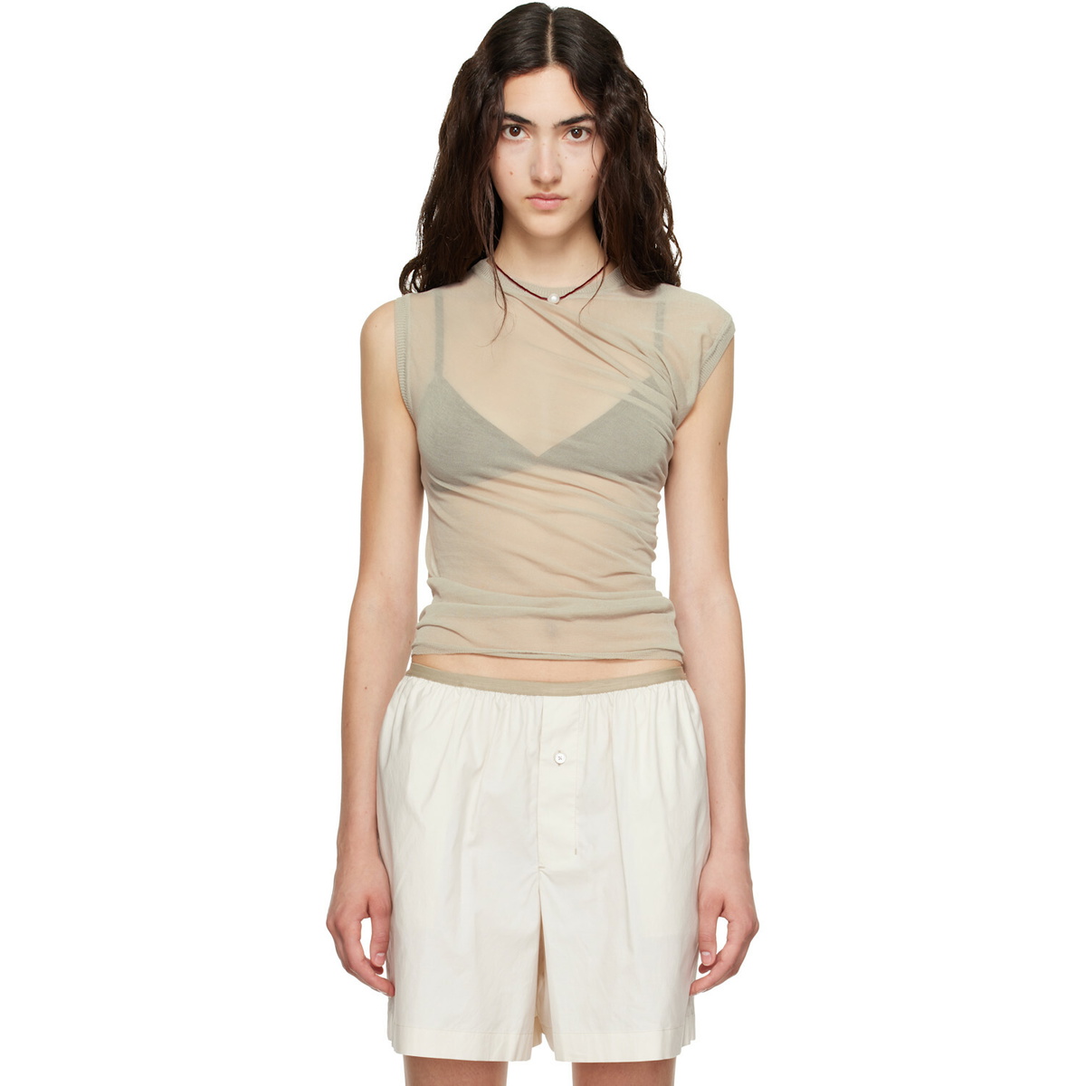Paloma Wool Beige Raven II Top