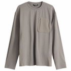 Hiking Patrol Men's Long Sleeve T-Shirt in Grey