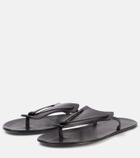 The Row Helena leather thong sandals