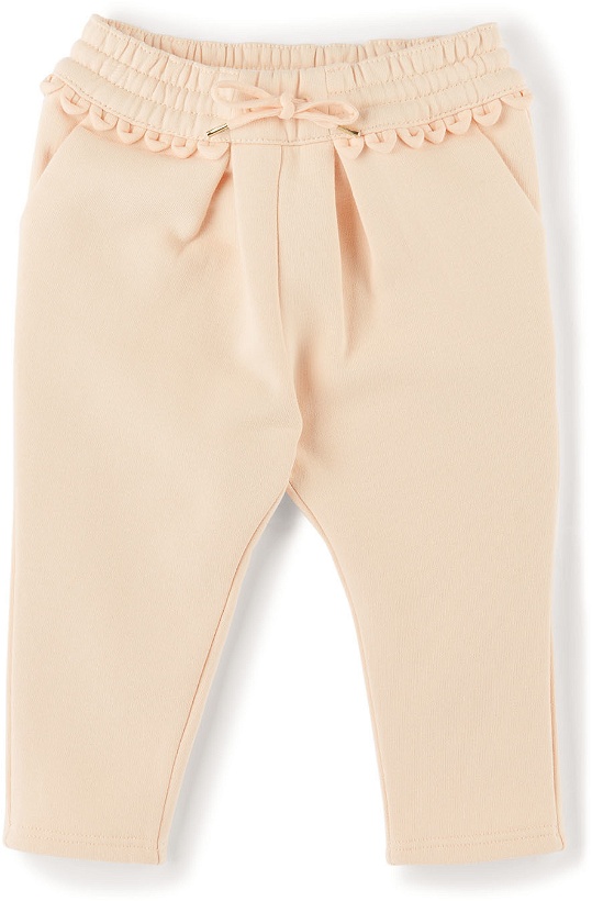 Photo: Chloé Baby Pink Buckles Lounge Pants