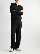 The Row - Jonah Straight-Leg Virgin Wool and Mohair-Blend Trousers - Black