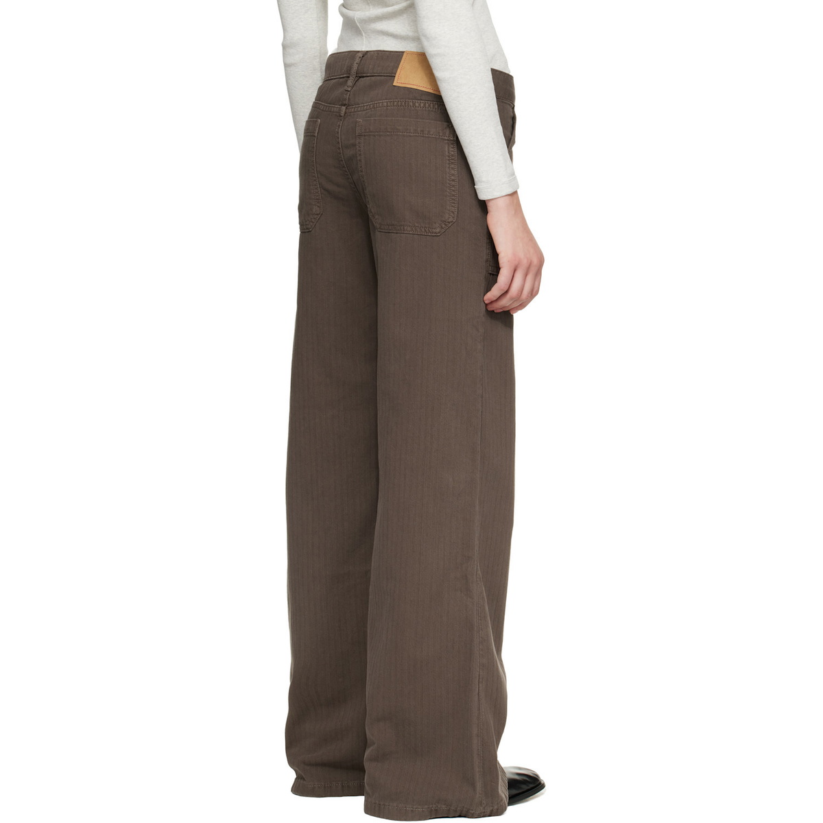 JEANERICA Brown Guell Trousers