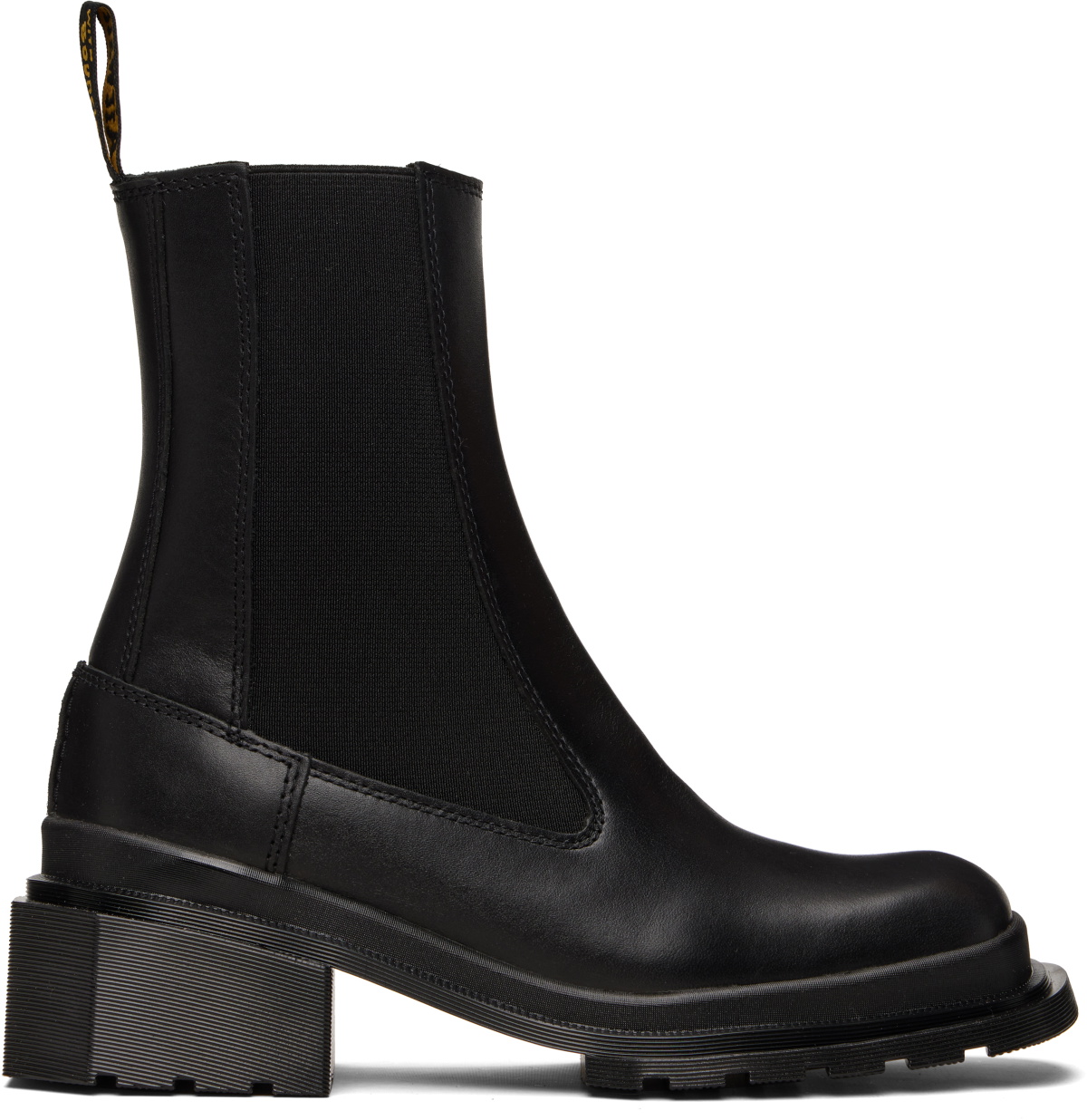 Dr. Martens Black Maybole Square Toe Chelsea Boots