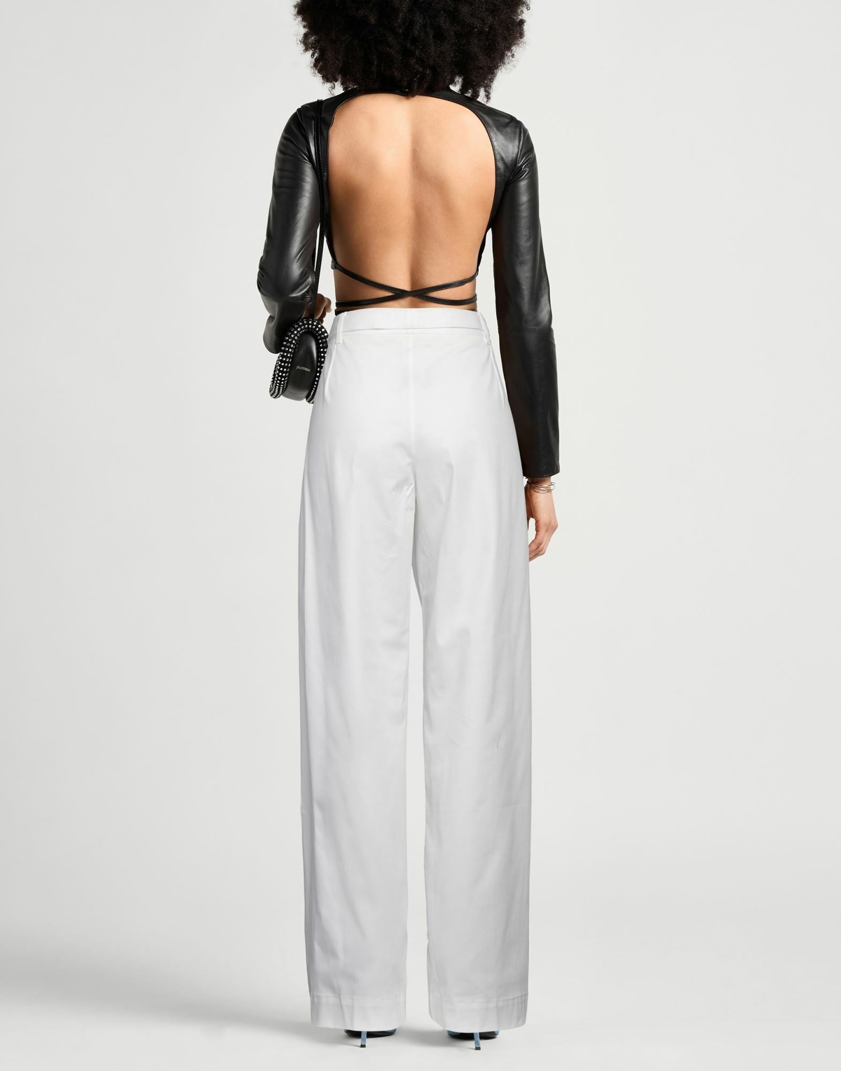 Laneus Womens Pants in White