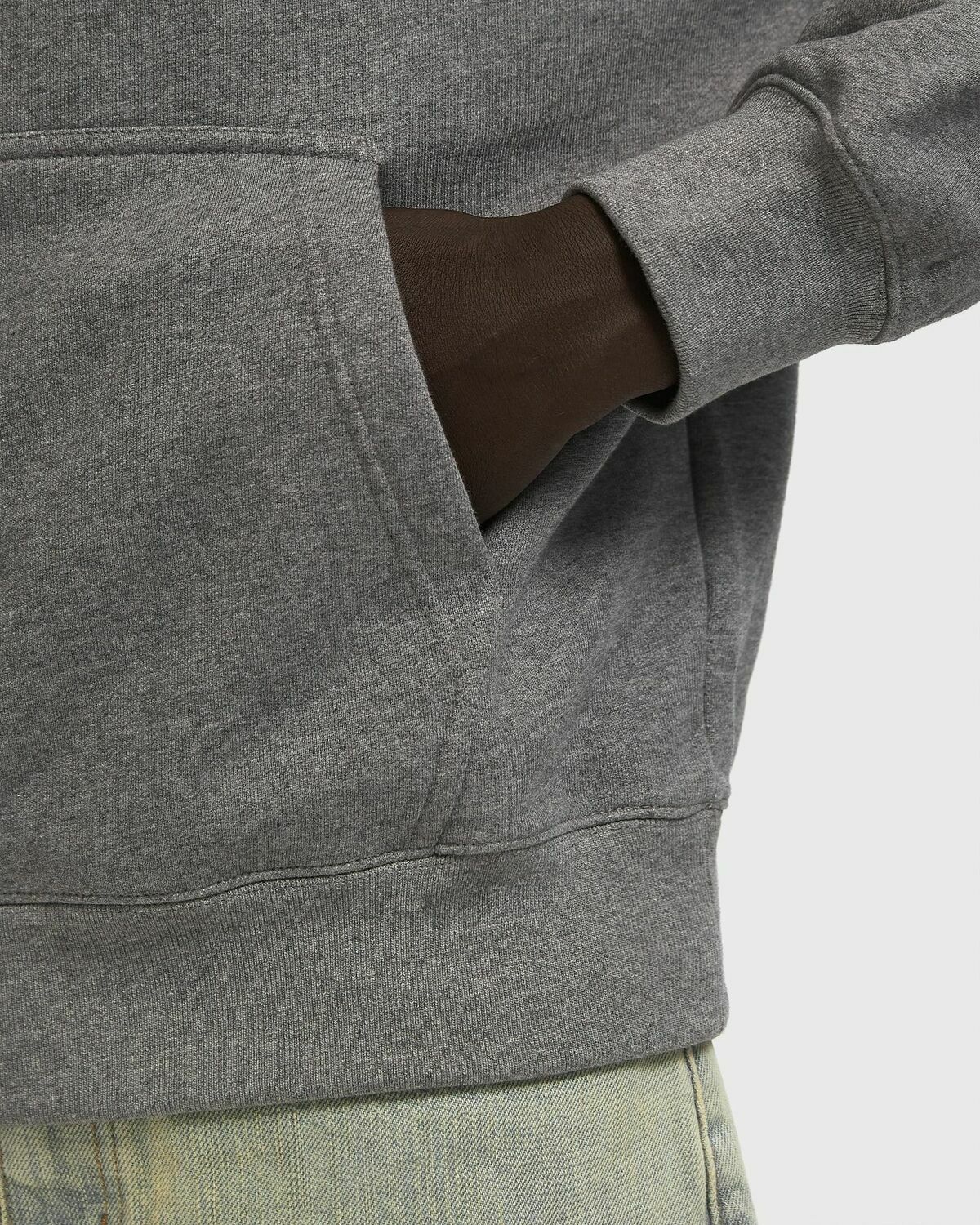 Maison Kitsune FOX HEAD COMFORT HOODIE Grey Mens Hoody