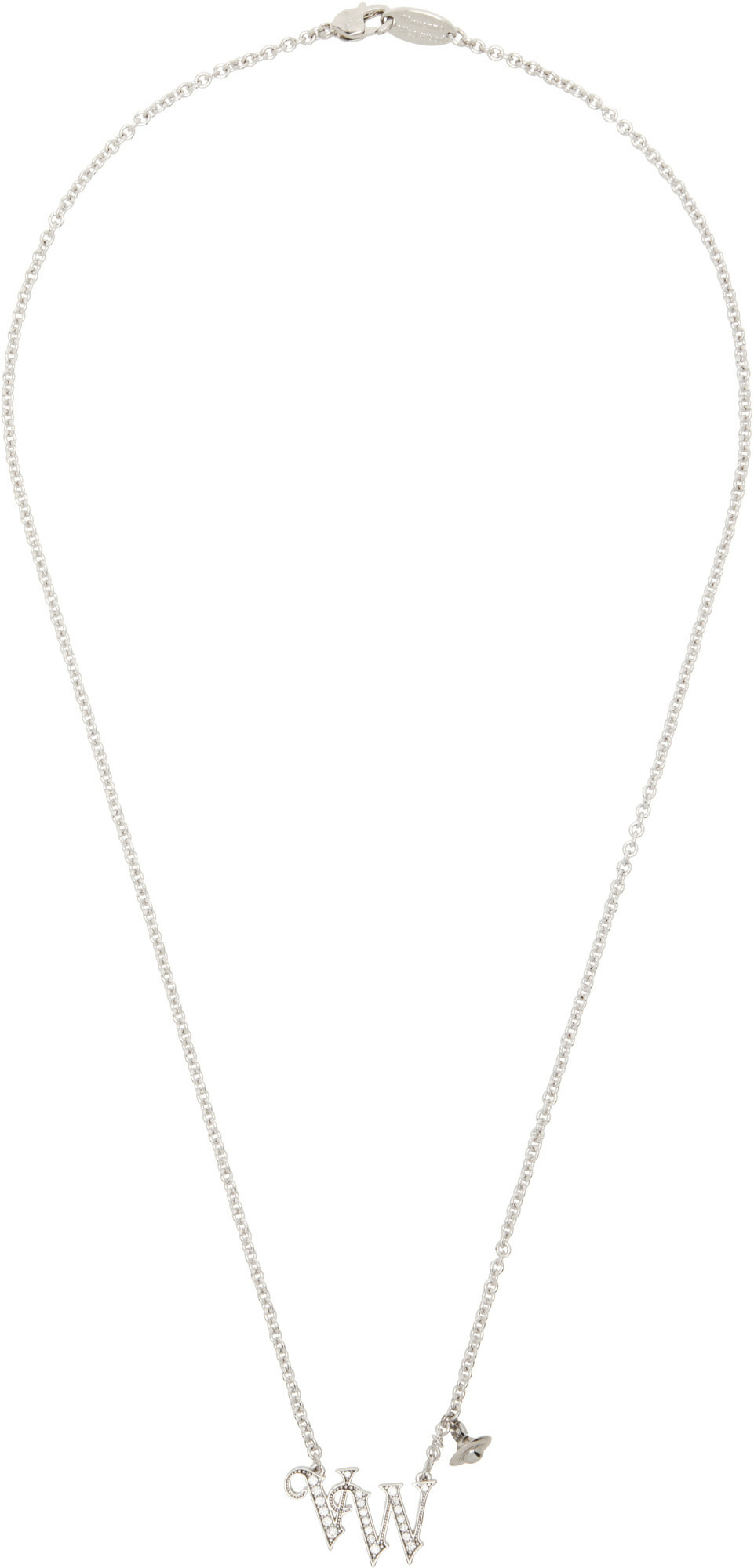 Vivienne Westwood Silver Oslo Pendant Necklace Vivienne Westwood