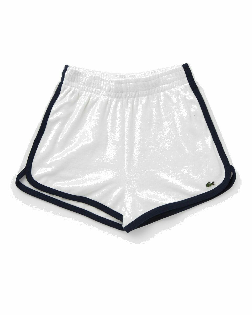 Photo: Lacoste Shorts White - Womens - Casual Shorts