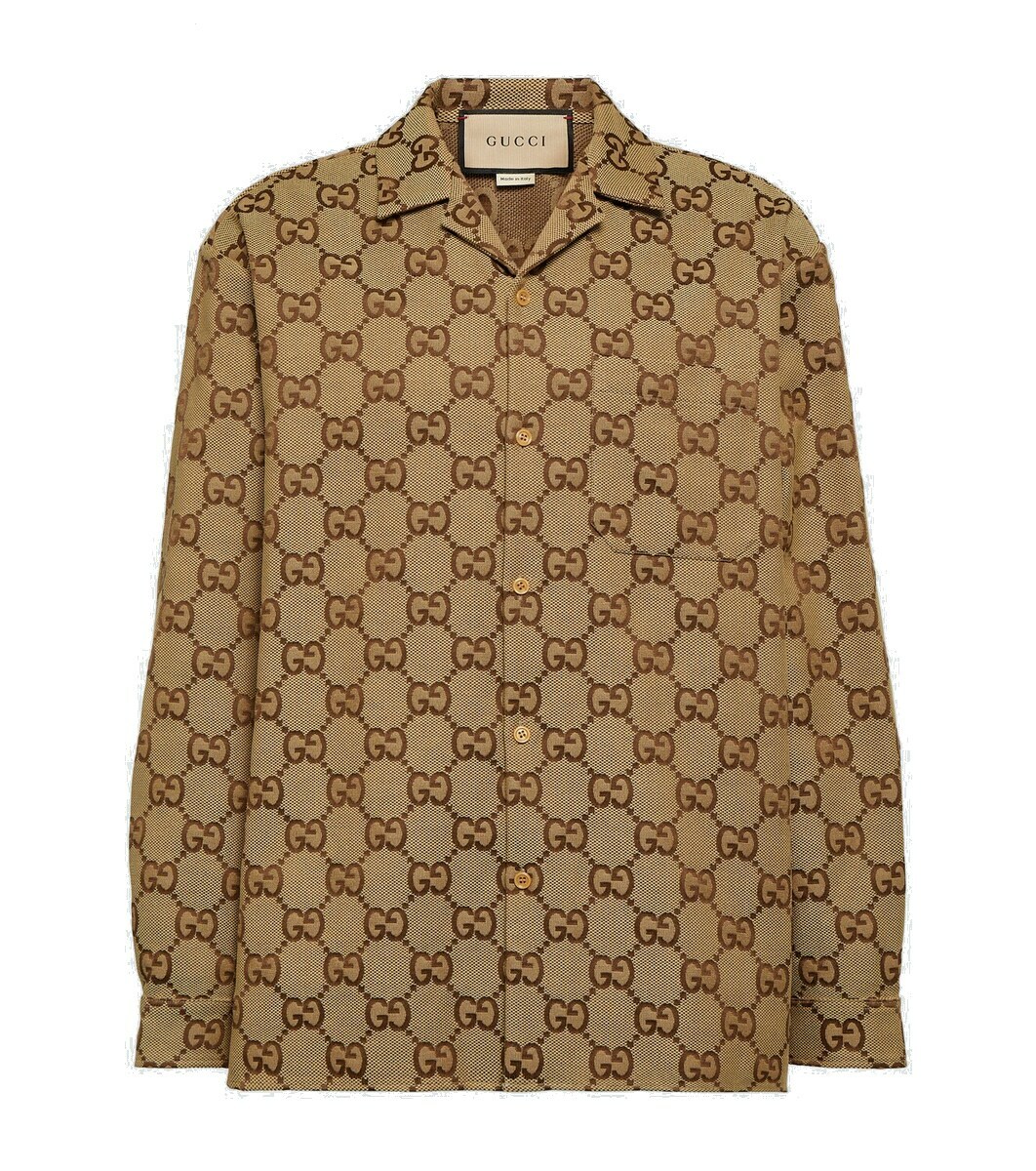 Gucci Maxi GG jacquard canvas shirt Gucci