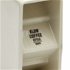 Kinto SCS Coffee Paper Filter Stand in White
