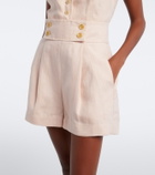 Zimmermann Clash linen shorts