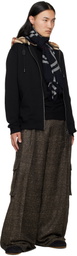 Burberry Black Check Suede Urchin Clogs
