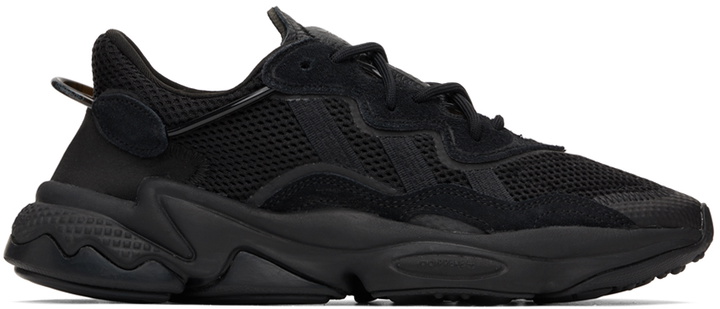 Photo: adidas Originals Black Ozweego Sneakers