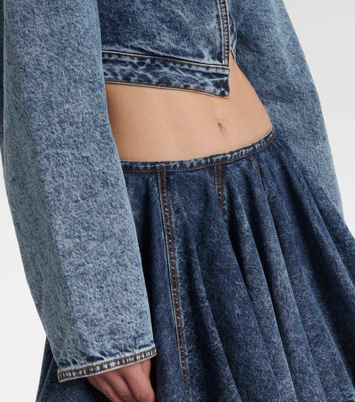 Alaïa Spiral denim jacket
