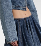 Alaïa Spiral denim jacket