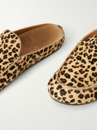 VINNY's - Donnie Leopard-Print Pony Hair Loafers - Animal print