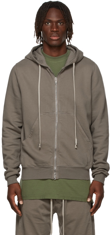 Photo: Rick Owens Drkshdw Taupe Jason Hoodie