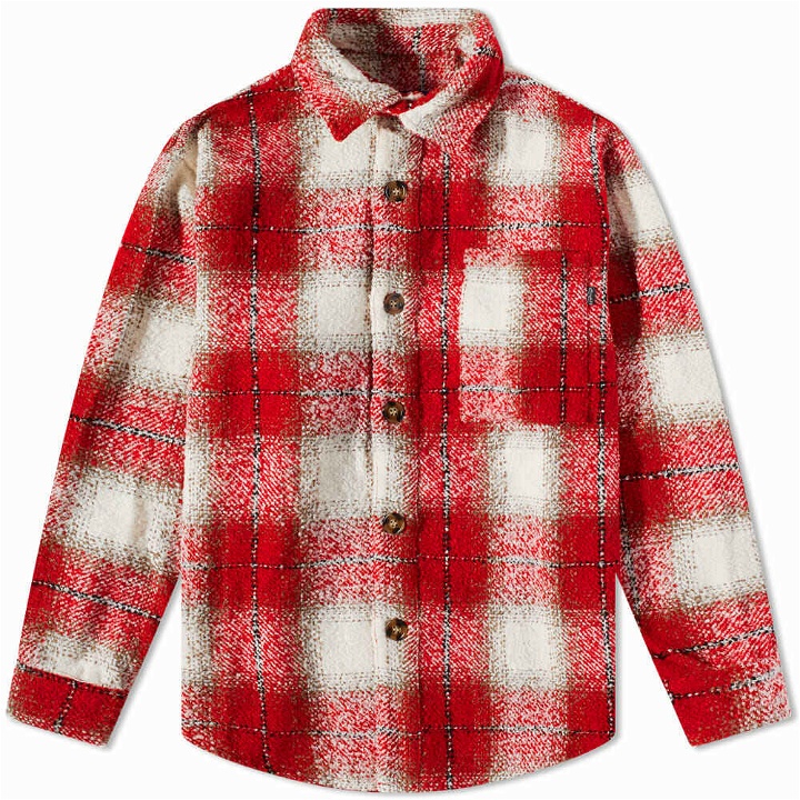 Photo: Fucking Awesome Men's Heavy Flannel Overshirt in Red/White