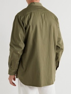 Massimo Alba - Cotton-Gabardine Shirt - Green