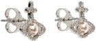 Vivienne Westwood Silver Olympia Pearl Earrings