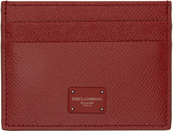 Photo: Dolce & Gabbana Red Dauphine Card Holder