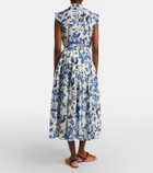 Erdem Floral jacquard midi skirt