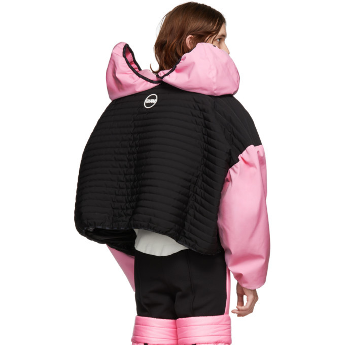 Colmar A.G.E. by Shayne Oliver Black and Pink Villa Ski Hoodie