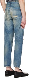 FDMTL Blue Slim-Fit Jeans